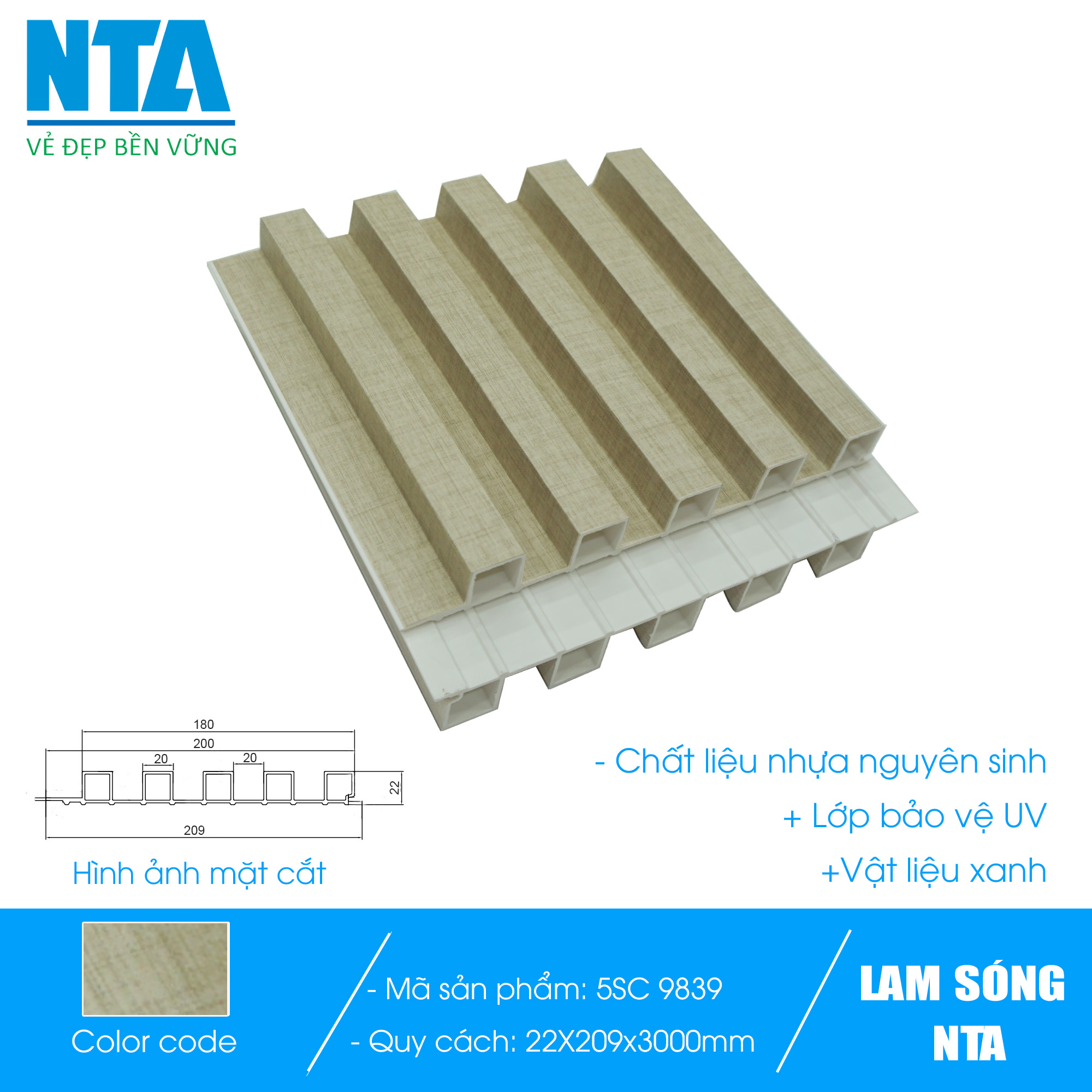 Lam 5 sóng cao NTA- 9839