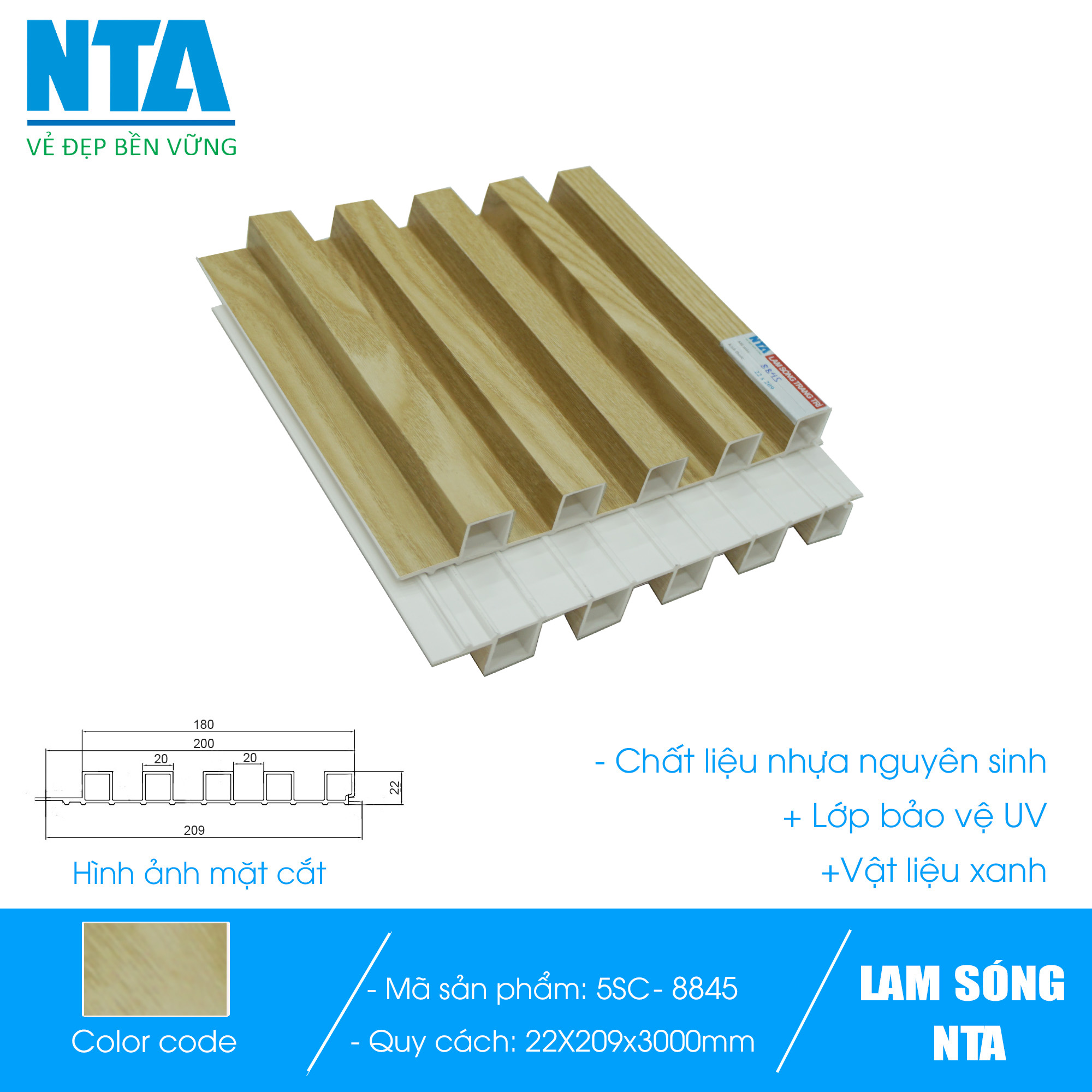 Lam 5 sóng cao NTA 8845