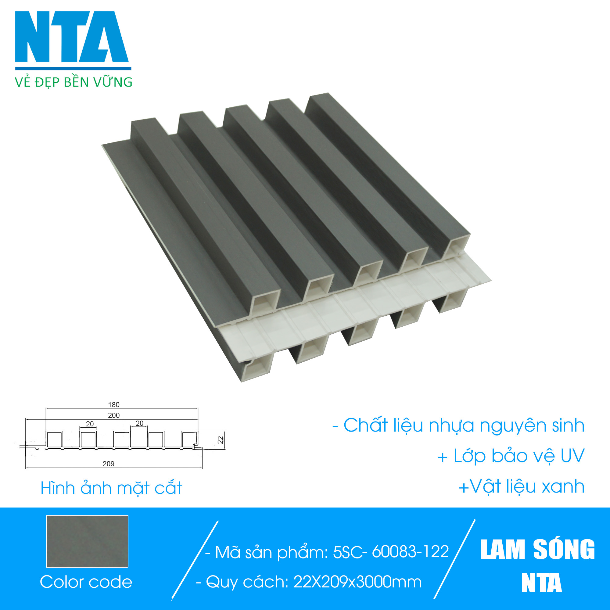 Lam 5 sóng cao NTA 60083-122