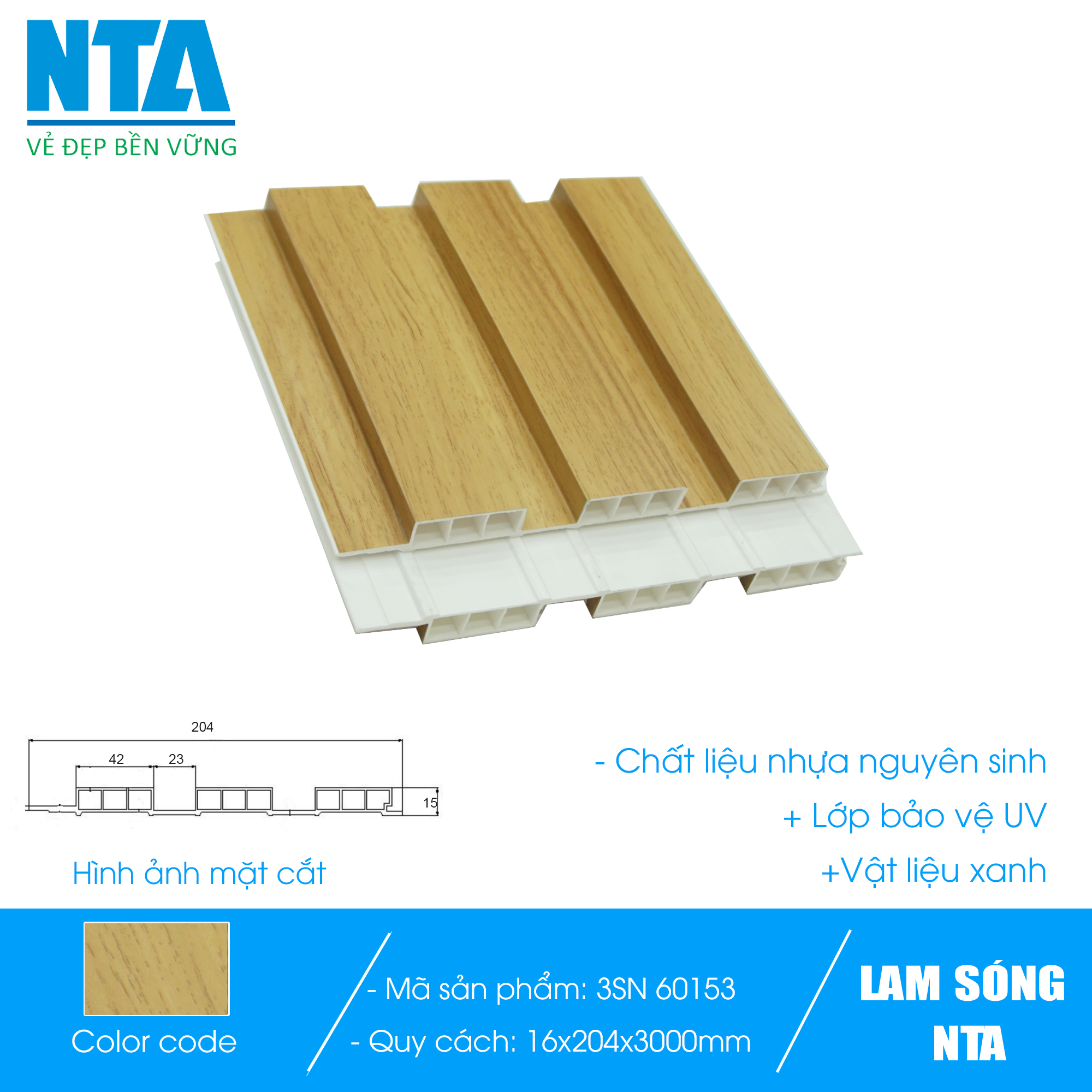 Lam 3 sóng nhỏ NTA-60153