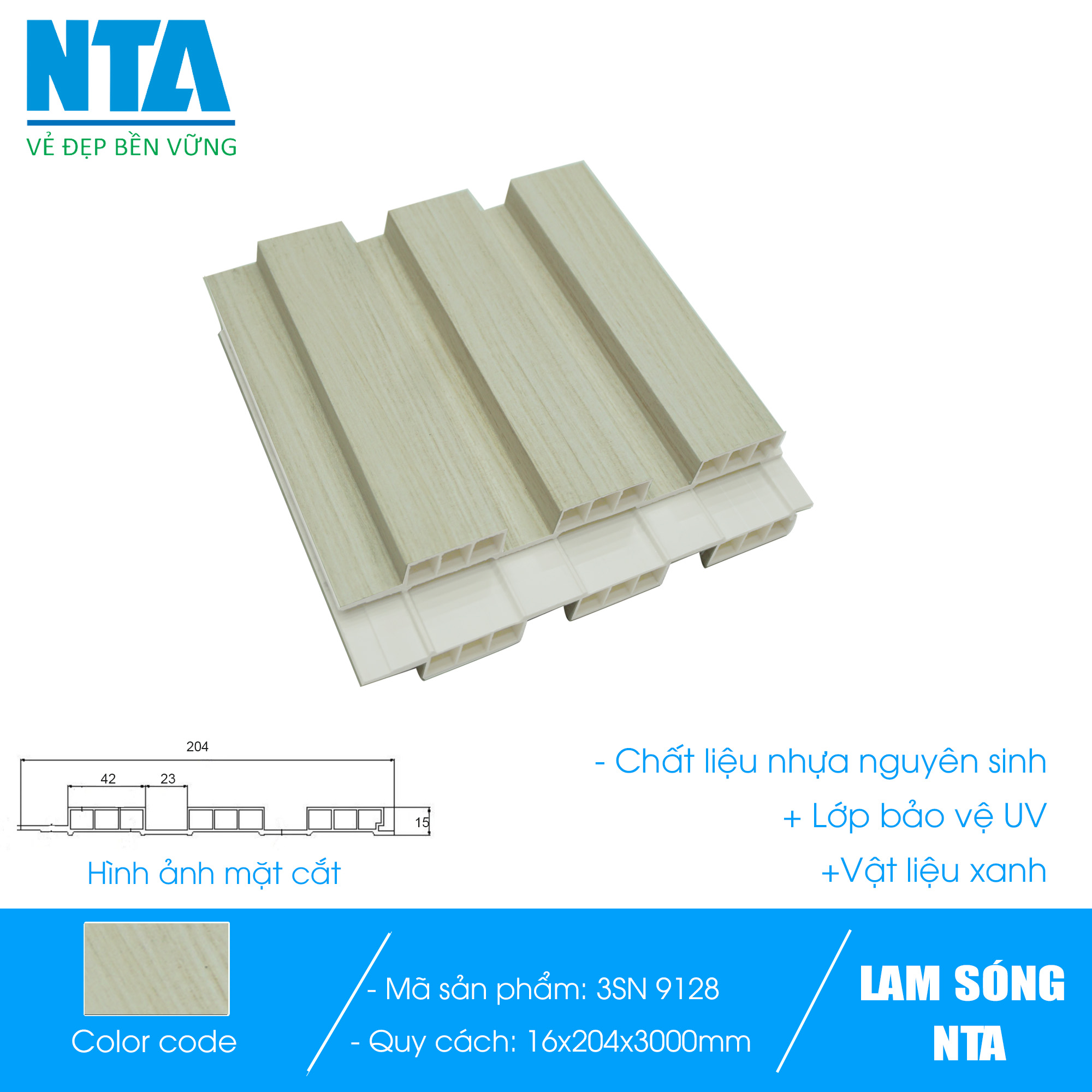 Lam 3 sóng nhỏ NTA-9128