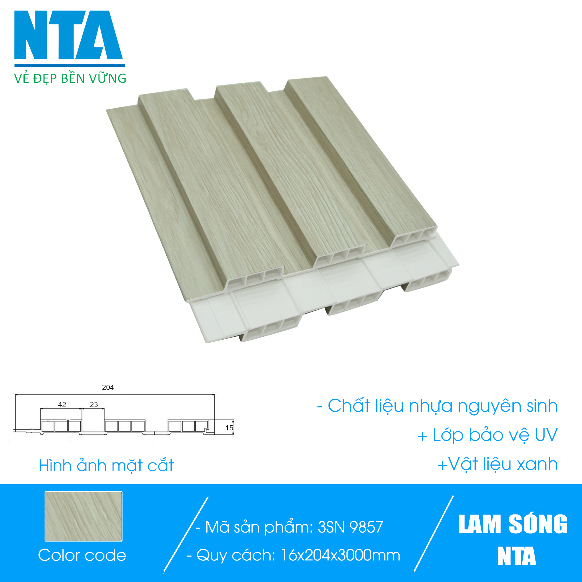 Lam 3 sóng nhỏ NTA-9857