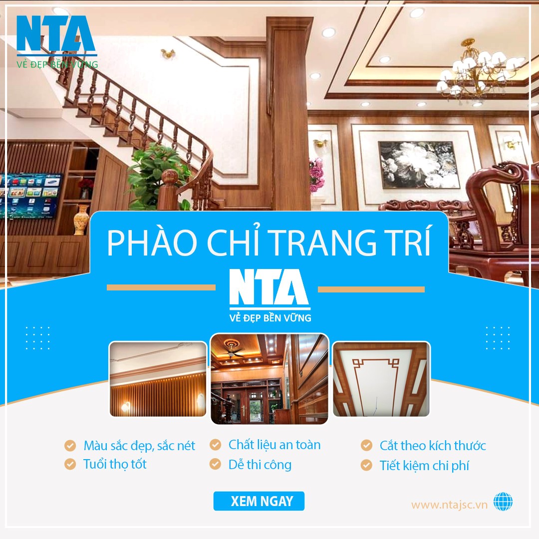 Cách nhận biết phào chỉ chính hãng của NTA