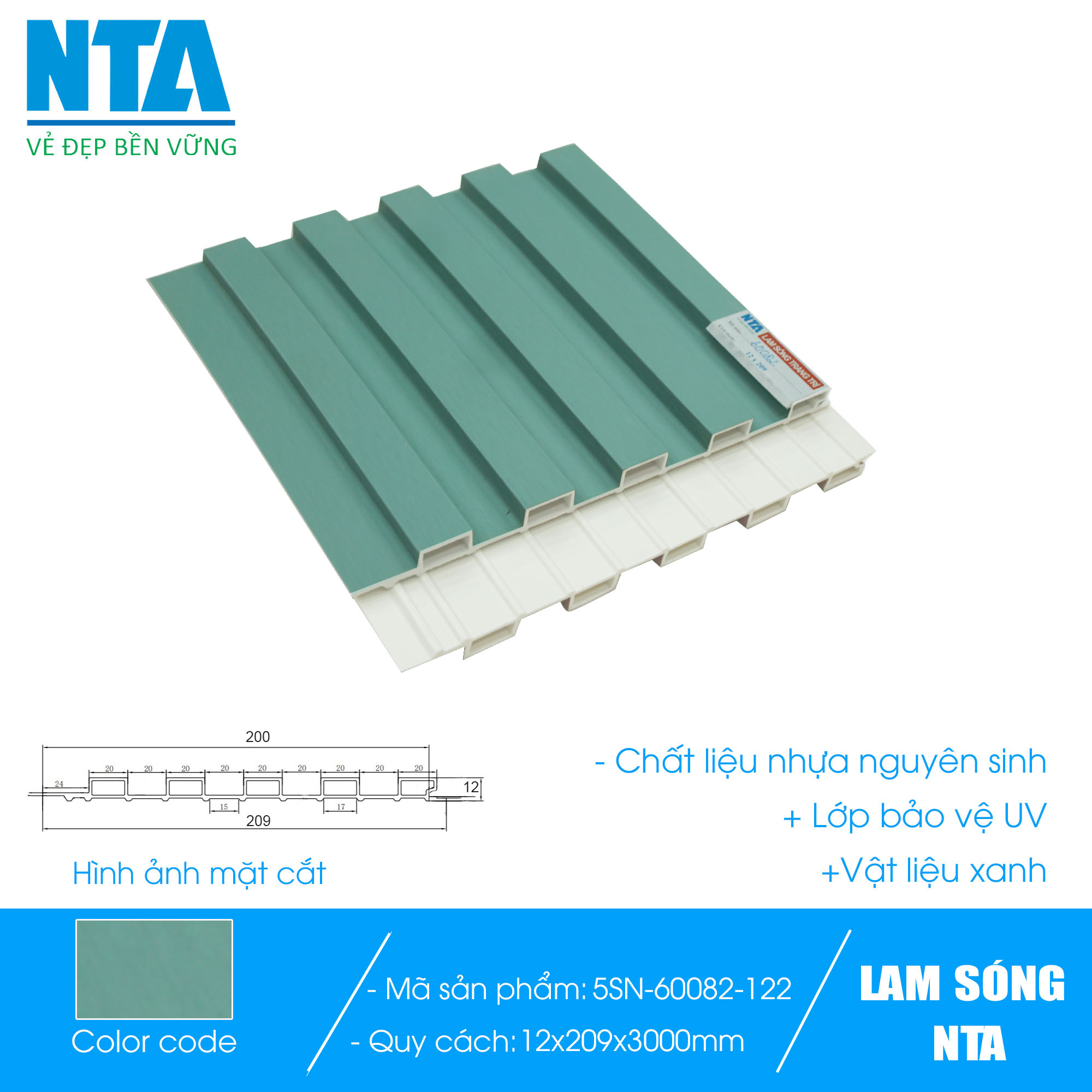  Lam 5 sóng nhỏ NTA 60082-122