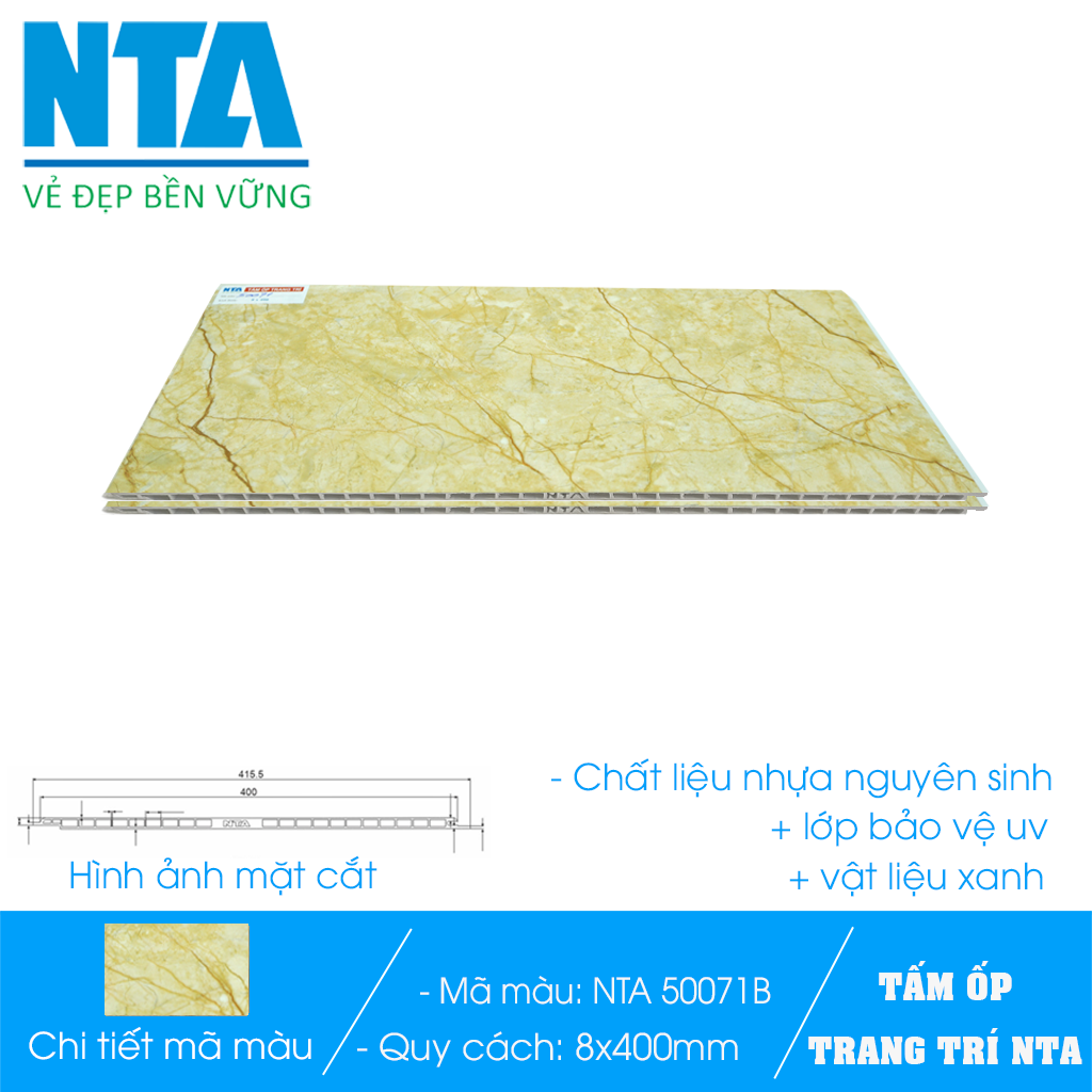 Tấm ốp trang trí cao cấp NTA 50071B