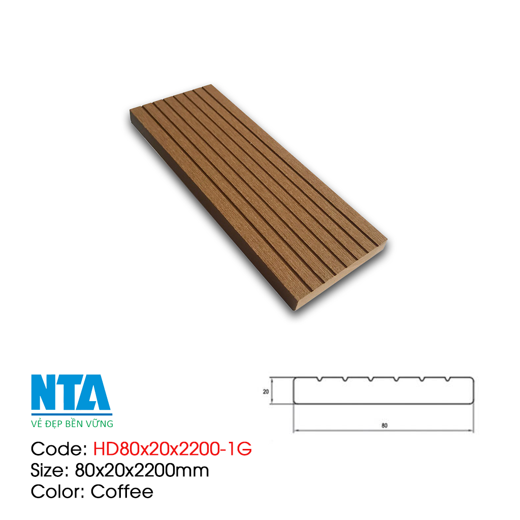 Tìm hiểu dòng sản phẩm gỗ nhựa ngoài trời NTA