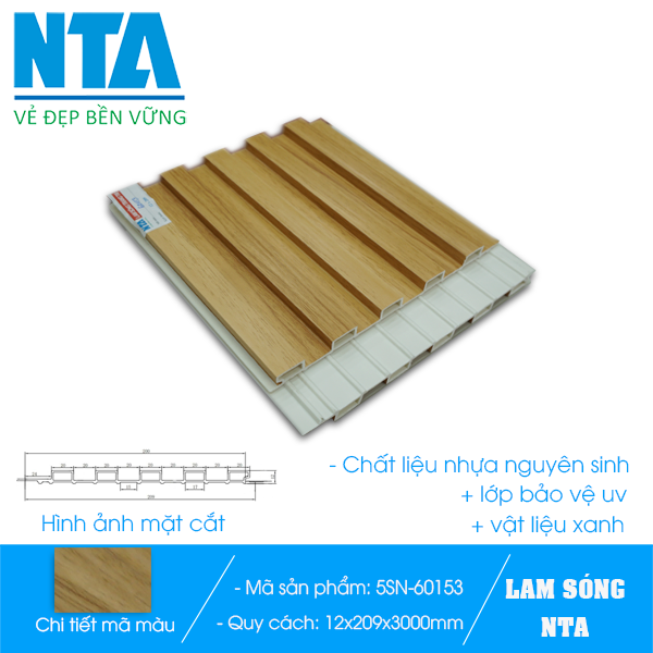 Lam 5 sóng nhỏ NTA-5SN-60153