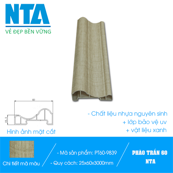 Phào trần 60 NTA-9839