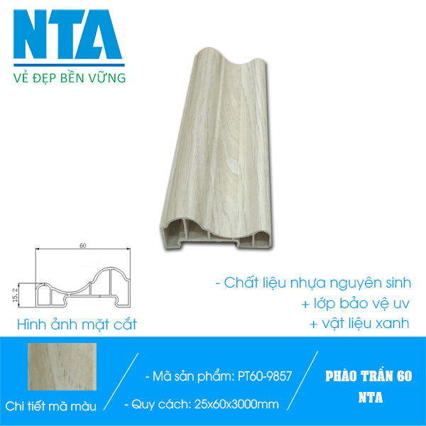 Phào trần 60 NTA-9857