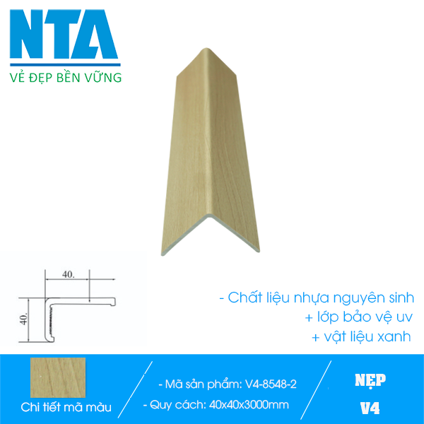 Nẹp trang trí V4 NTA - 8548-2