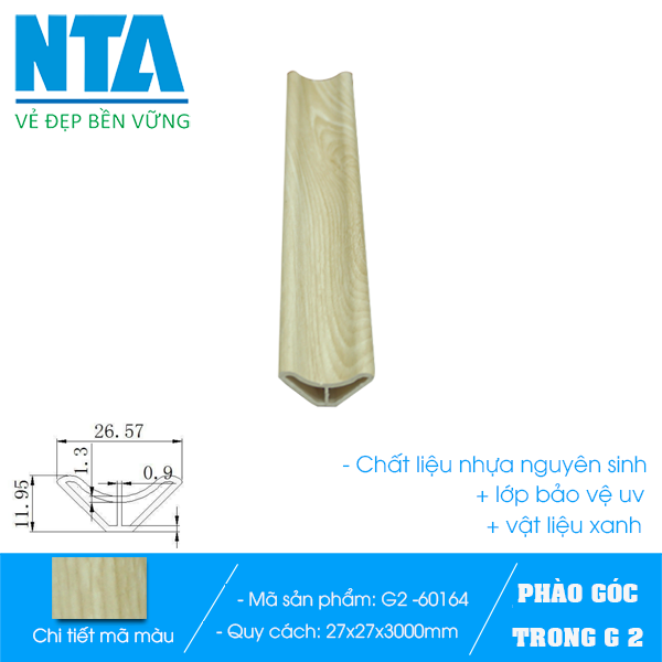 Phào góc trong G2-60164