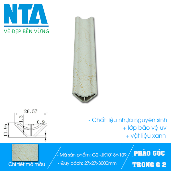 Phào góc trong G2-JK1018Y-109