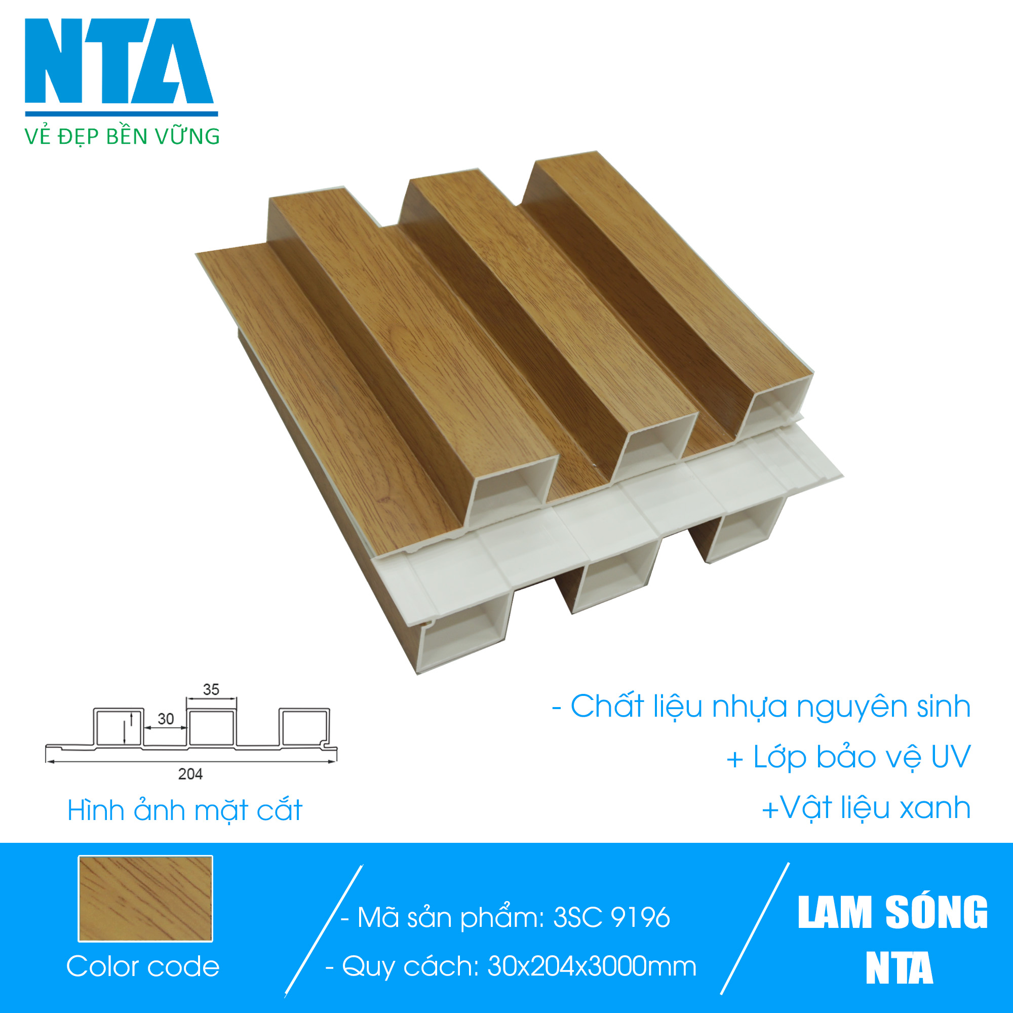 Lam 3 sóng cao NTA 9196