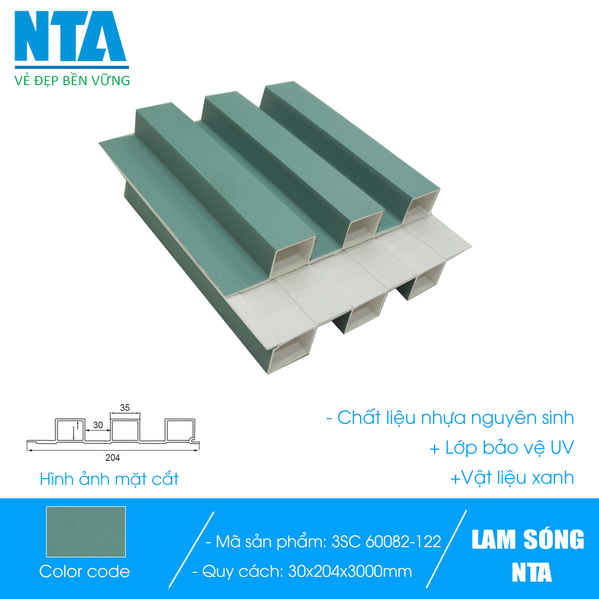 Lam 3 sóng cao NTA 60082-122