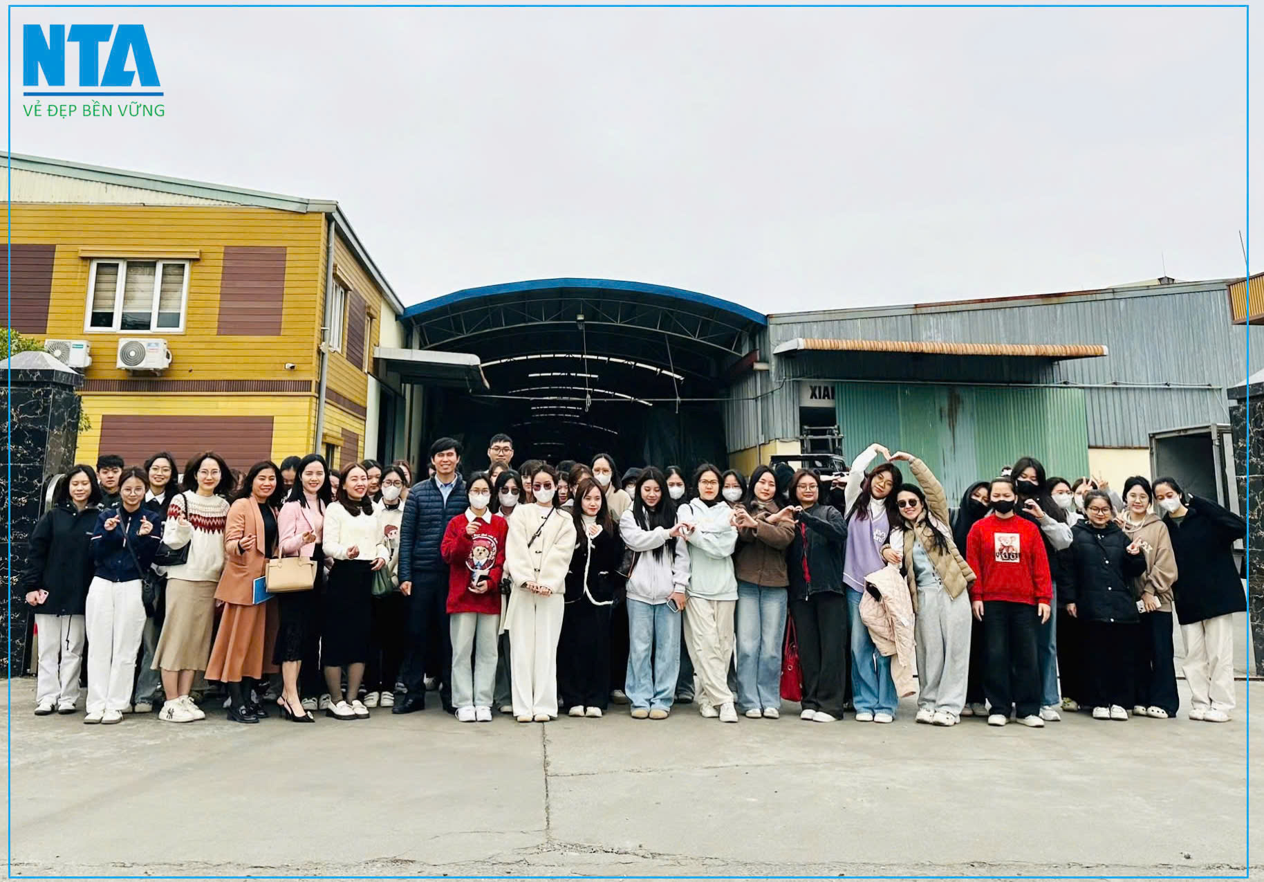 NTA tiếp đón đoàn sinh viên trường Đại học Tài chính quản trị kinh doanh đến tham quan, học tập tại nhà máy
