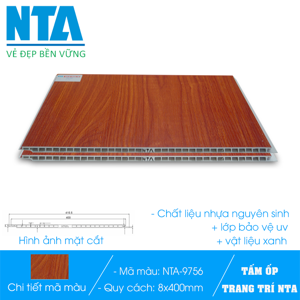 Tấm ốp trang trí cao cấp NTA - 9756