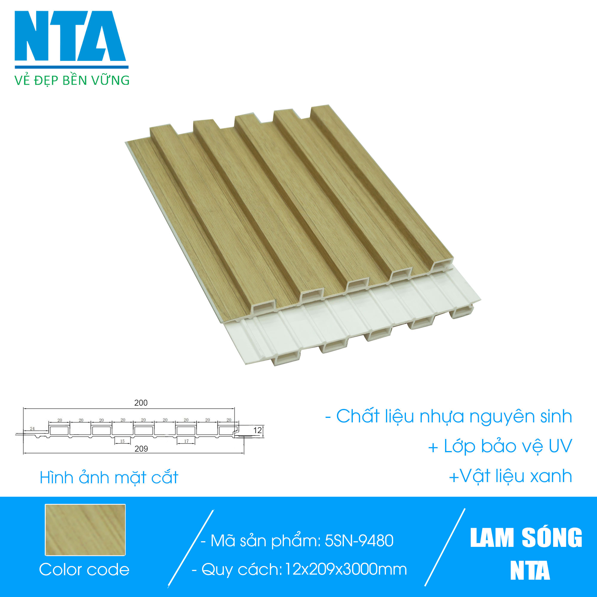  Lam 5 sóng nhỏ NTA 9480