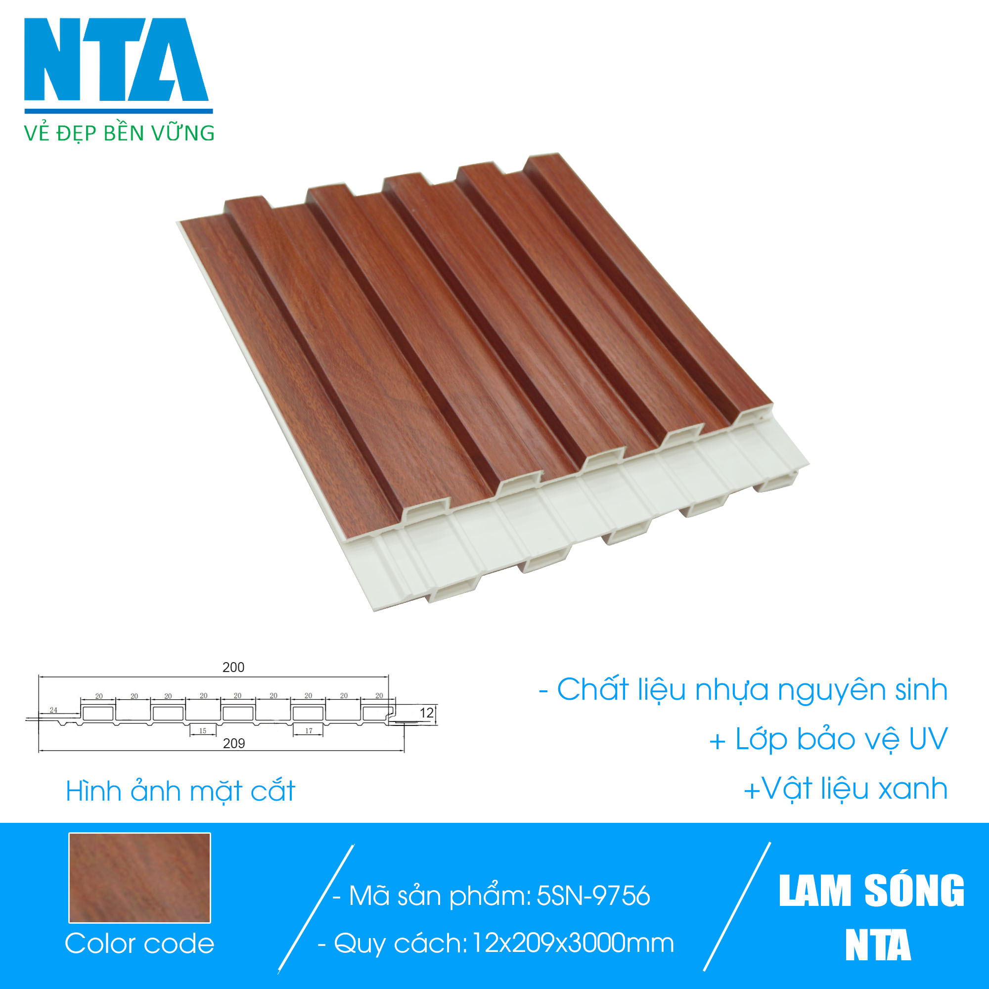   Lam 5 sóng nhỏ NTA 9756