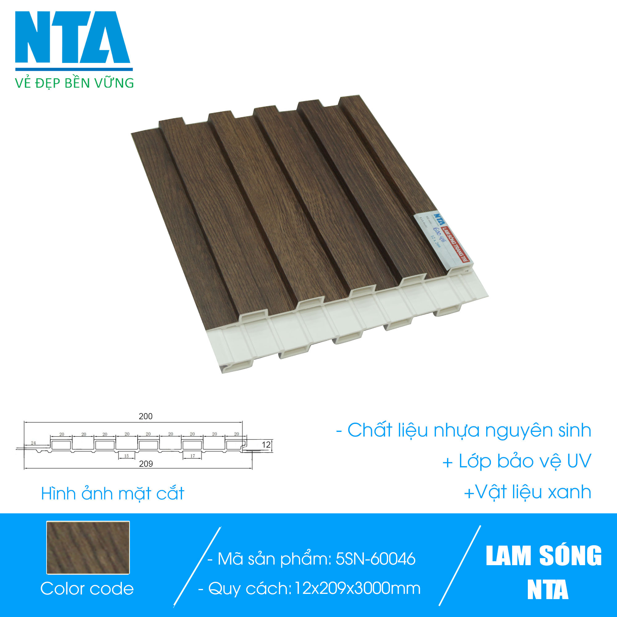   Lam 5 sóng nhỏ NTA 60046