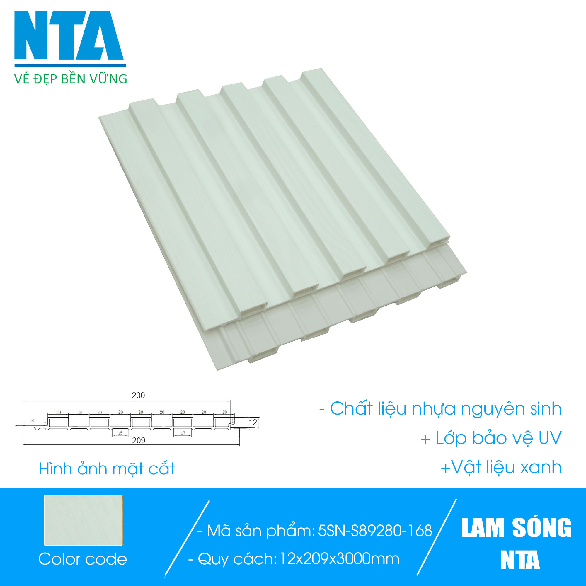  Lam 5 sóng nhỏ NTA S89280-168