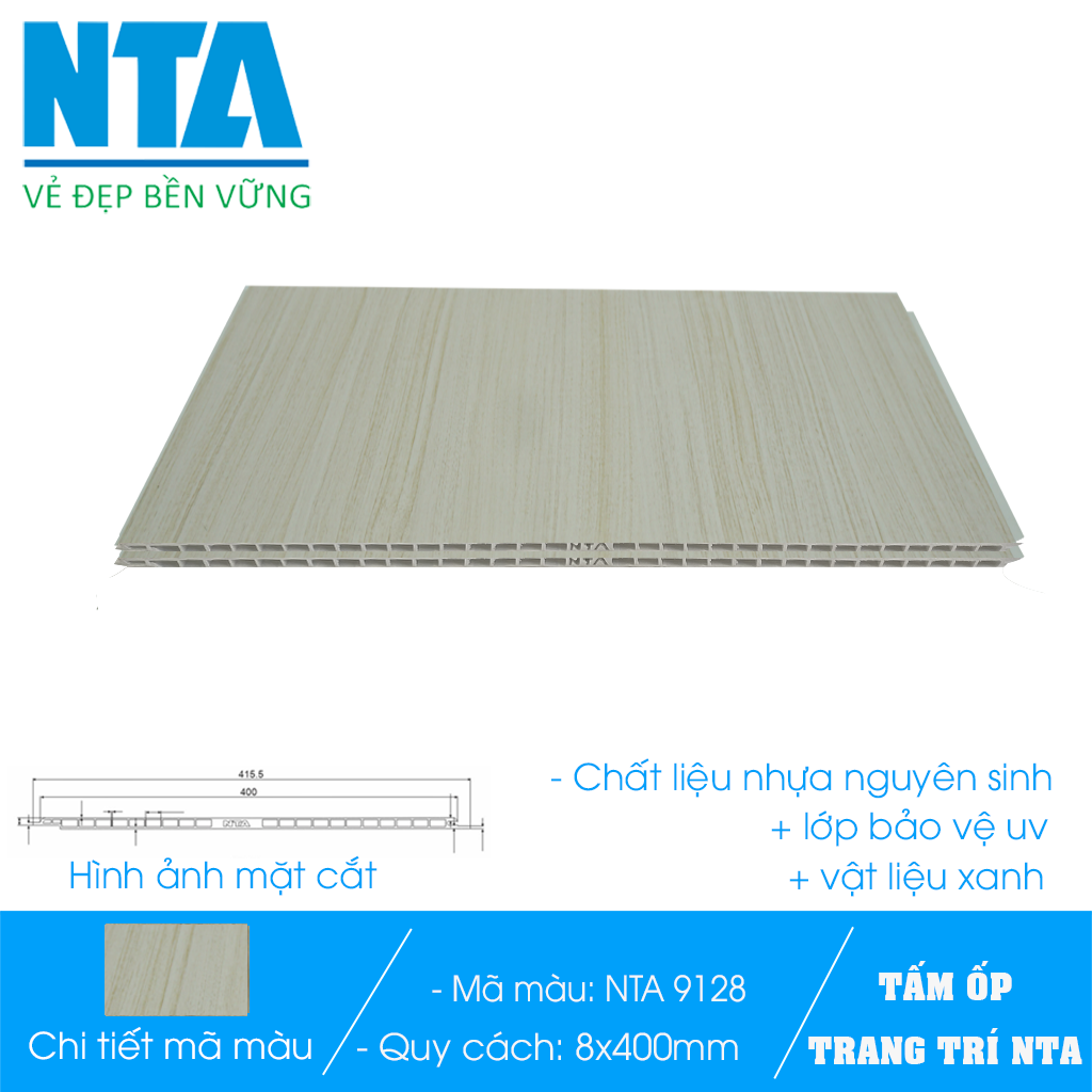 Tấm nhựa ốp tường cao cấp NTA 9128