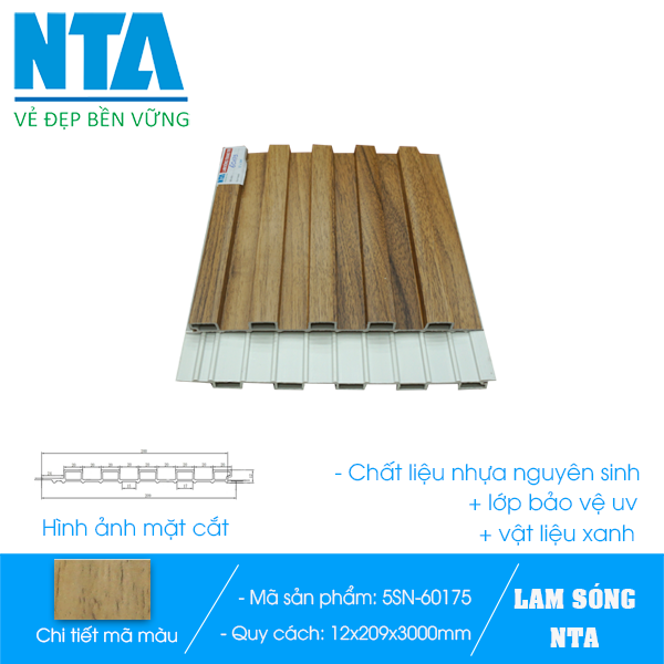 Lam 5 sóng nhỏ NTA-5SN-60175