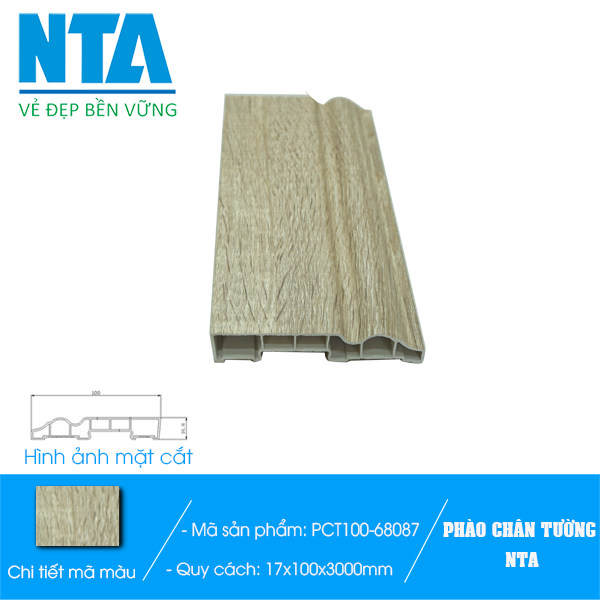 Phào chân tường 100 NTA-68087