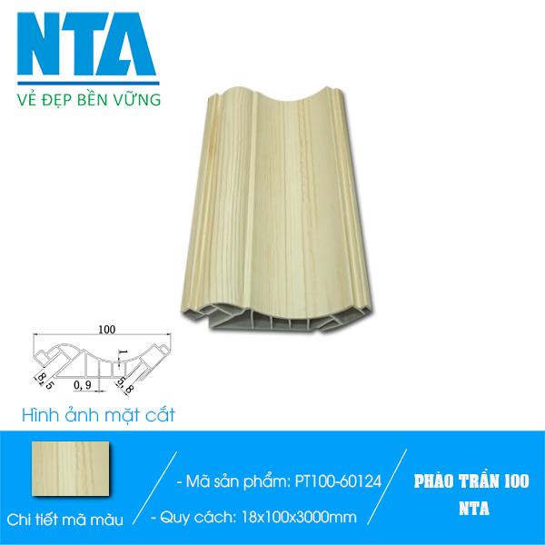 Phào trần 100 NTA - 60124