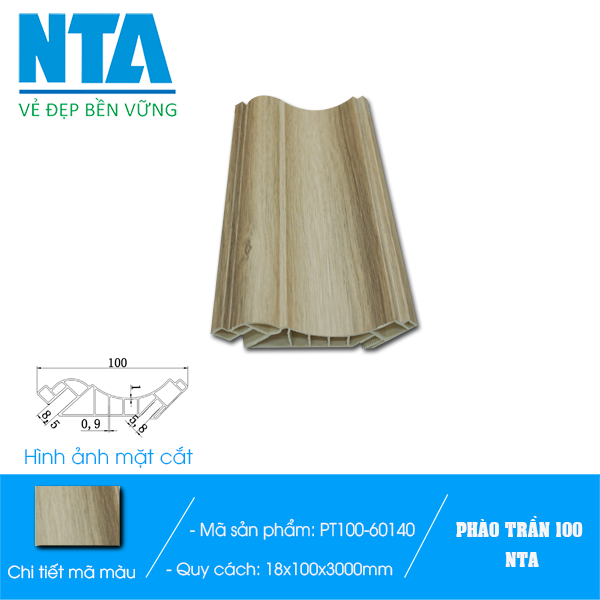 Phào trần 100 NTA-60140