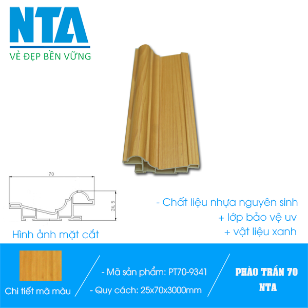 Phào trần 70 NTA-9341