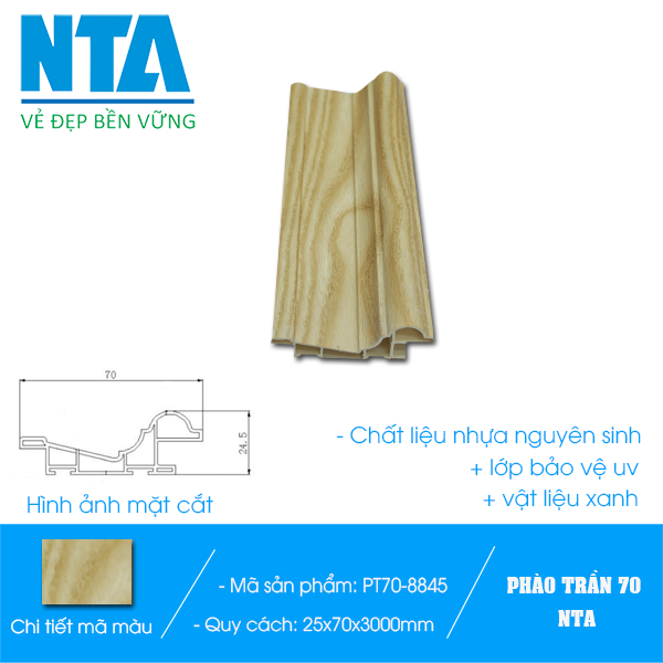 Phào trần 70 NTA-8845