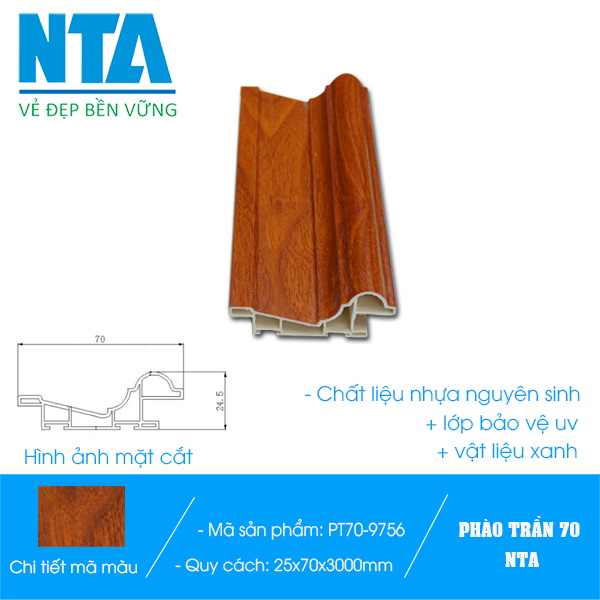 Phào trần 70 NTA-9756