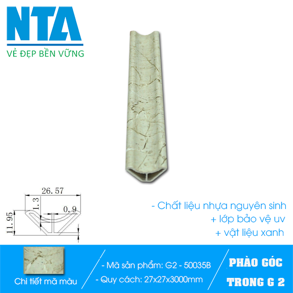 Phào góc trong G2-50035B