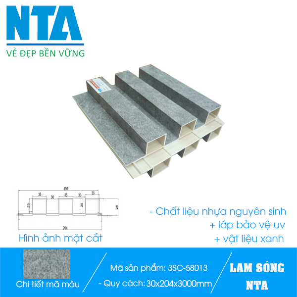 Lam 3 sóng cao NTA-58013