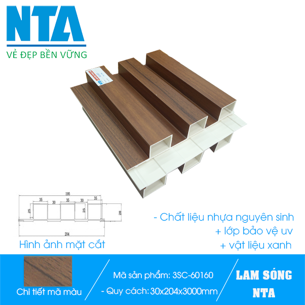 Lam 3 sóng cao NTA-60160