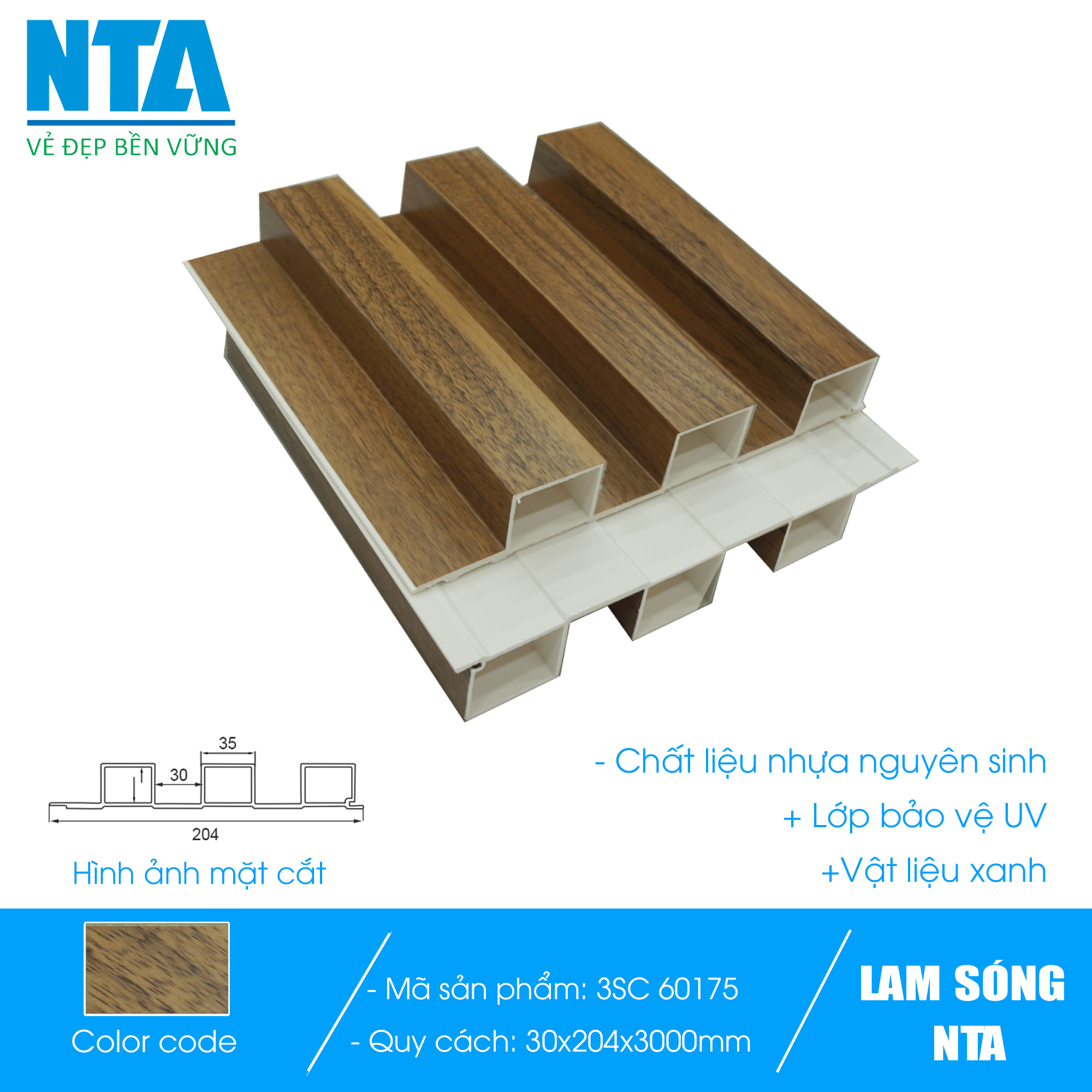 Lam 3 sóng cao NTA-60175