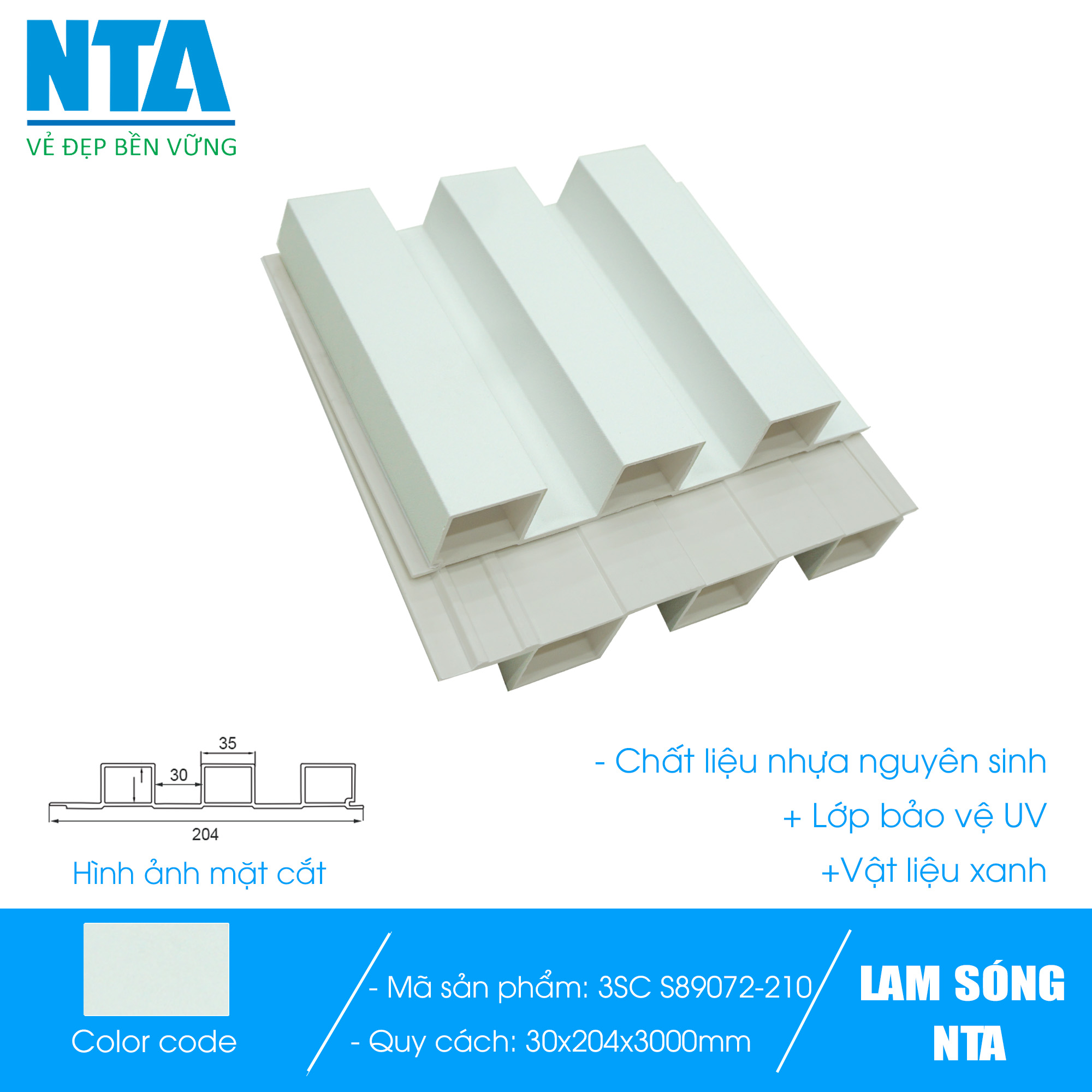 Lam 3 sóng cao NTA S89072